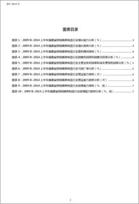 2009-2014年上半年福建省照明器具制造行業(yè)經(jīng)營(yíng)狀況分析年報(bào)